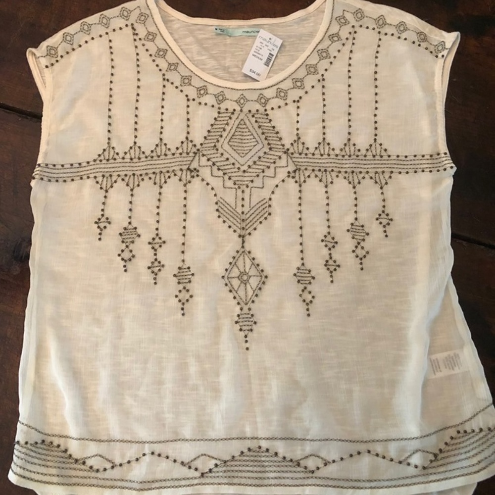 Brand New Maurices Embellished Top